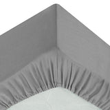 Cearceaf cu elastic gri,160x200x30-Atmosphera