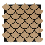 Decoratiune de perete, fan wd panel clint 64 x 66 cm - Atmosphera