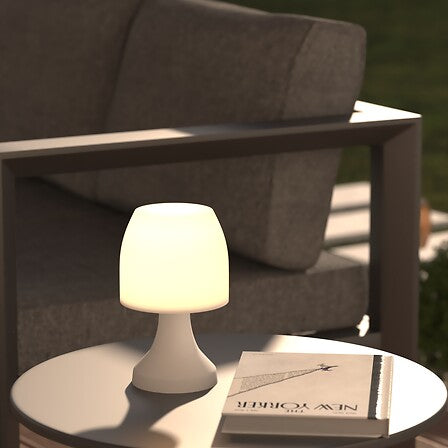 Corp de iluminat, dokk lampa bat alb-rece ext H19 cm - Home Sweet Light