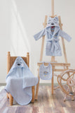Set de Baie Bebelus Bear Albastru