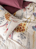 Lenjerie de Pat 2 Persoane Flos Bordo