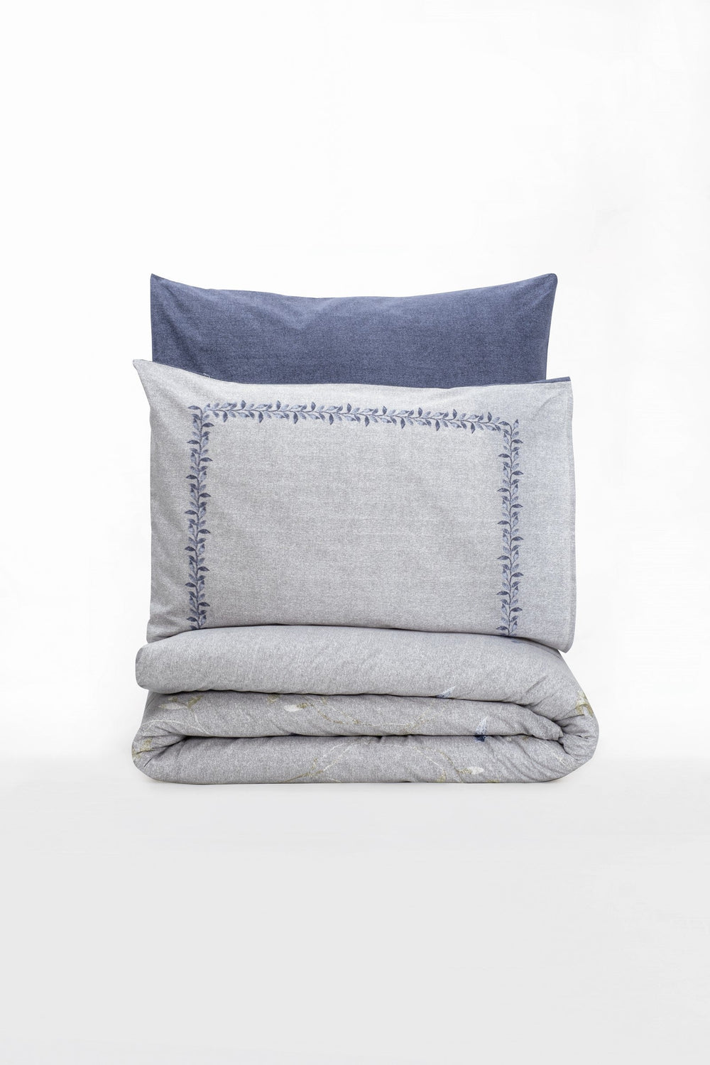 Lenjerie de Pat 2 Persoane Nitsa Bleumarin