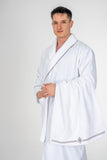 Set Halat de Baie Classic Guher Alb Barbati L/XL
