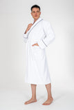 Set Halat de Baie Classic Josina Alb Barbati L/XL