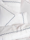 Lenjerie de Pat 2 Persoane Classic Josina Alb