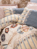 Lenjerie de Pat 2 Persoane Ethnic Dakota Gri