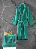 Set Halat de Baie Exclusive Verde M/L
