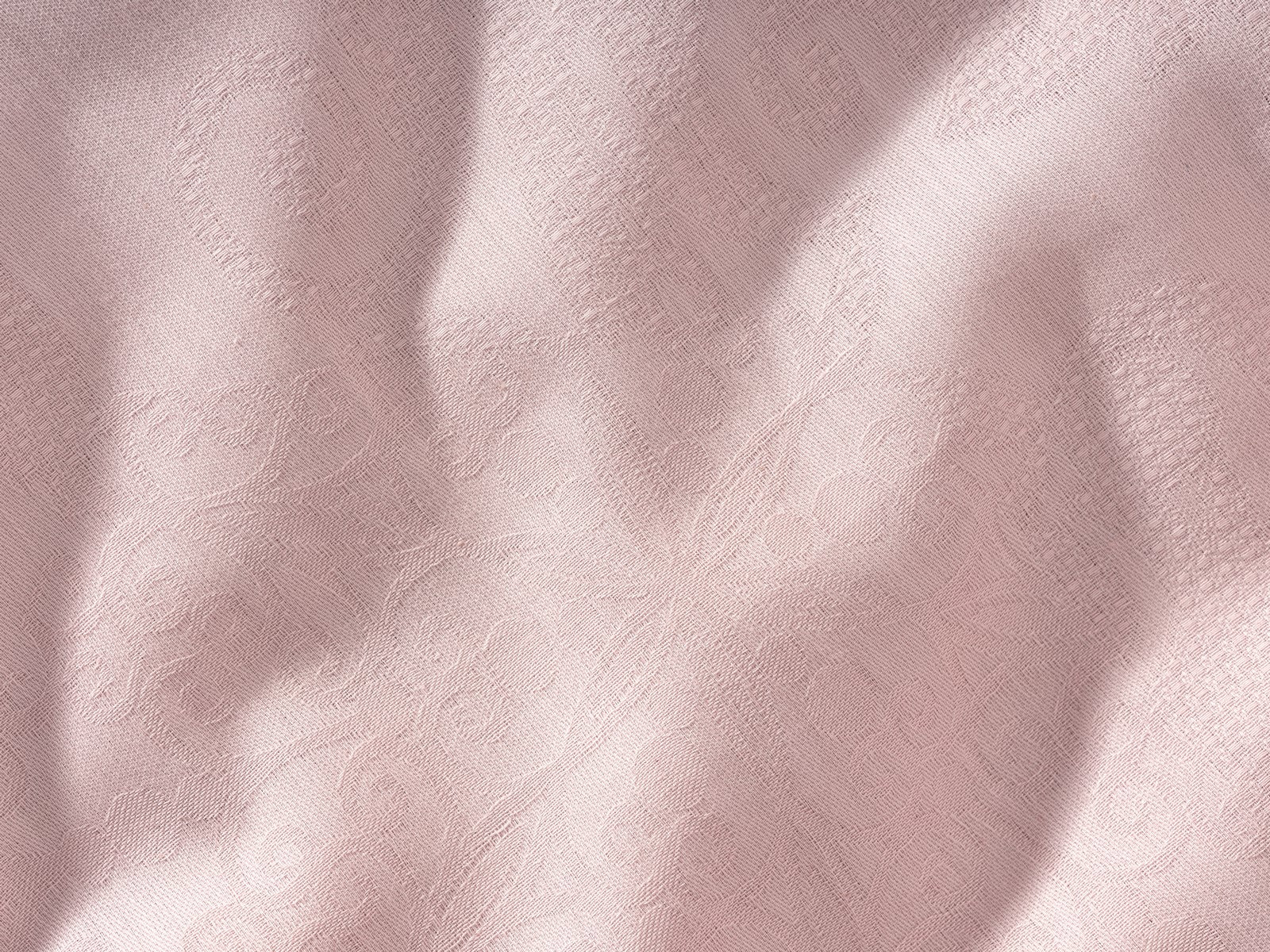 Lenjerie de Pat 2 Persoane din Satin Jacquard Jana Roz Pudra