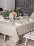 Set Fata de Masa din In Pera Pamantiu 175x240