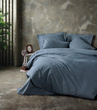 Lenjerie de Pat 2 Persoane Plain Antracit