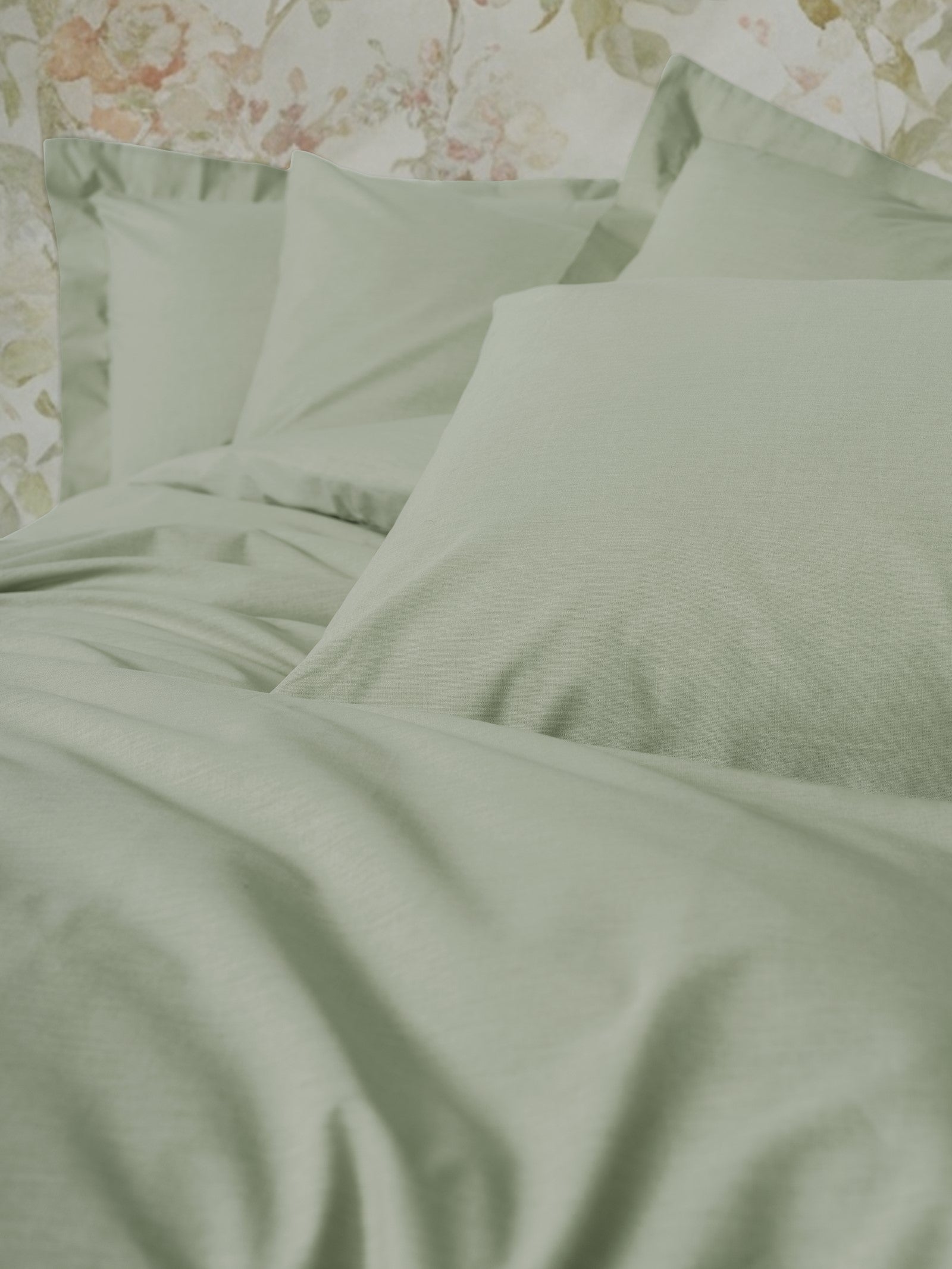 Lenjerie de Pat 2 Persoane Plain Salvie