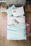 Lenjerie de Pat Bebelus cu Broderie Punch Dolly Mint
