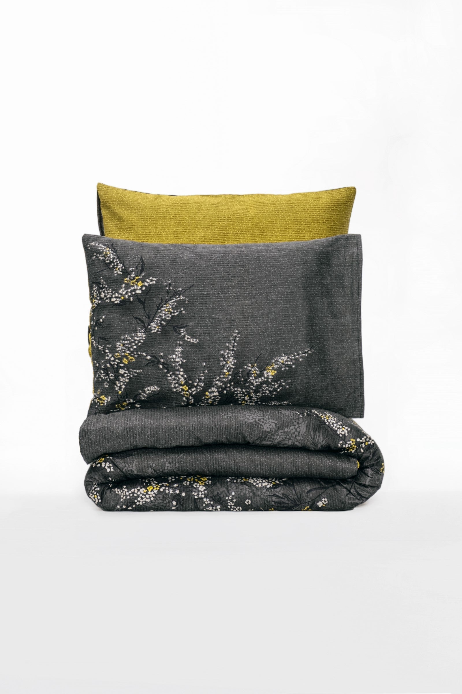 Lenjerie de Pat 2 Persoane din Satin Libby Verde