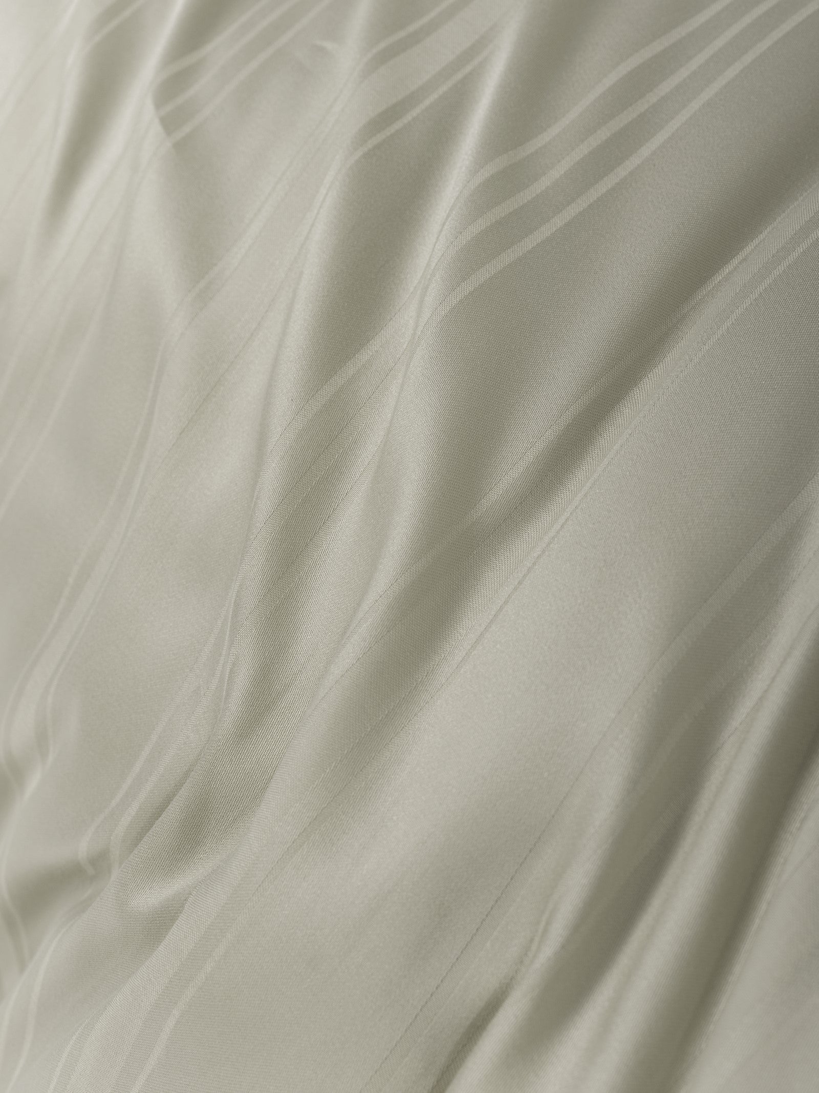 Lenjerie de Pat 2 Persoane din Satin de Bambus Smart Stripe Bej