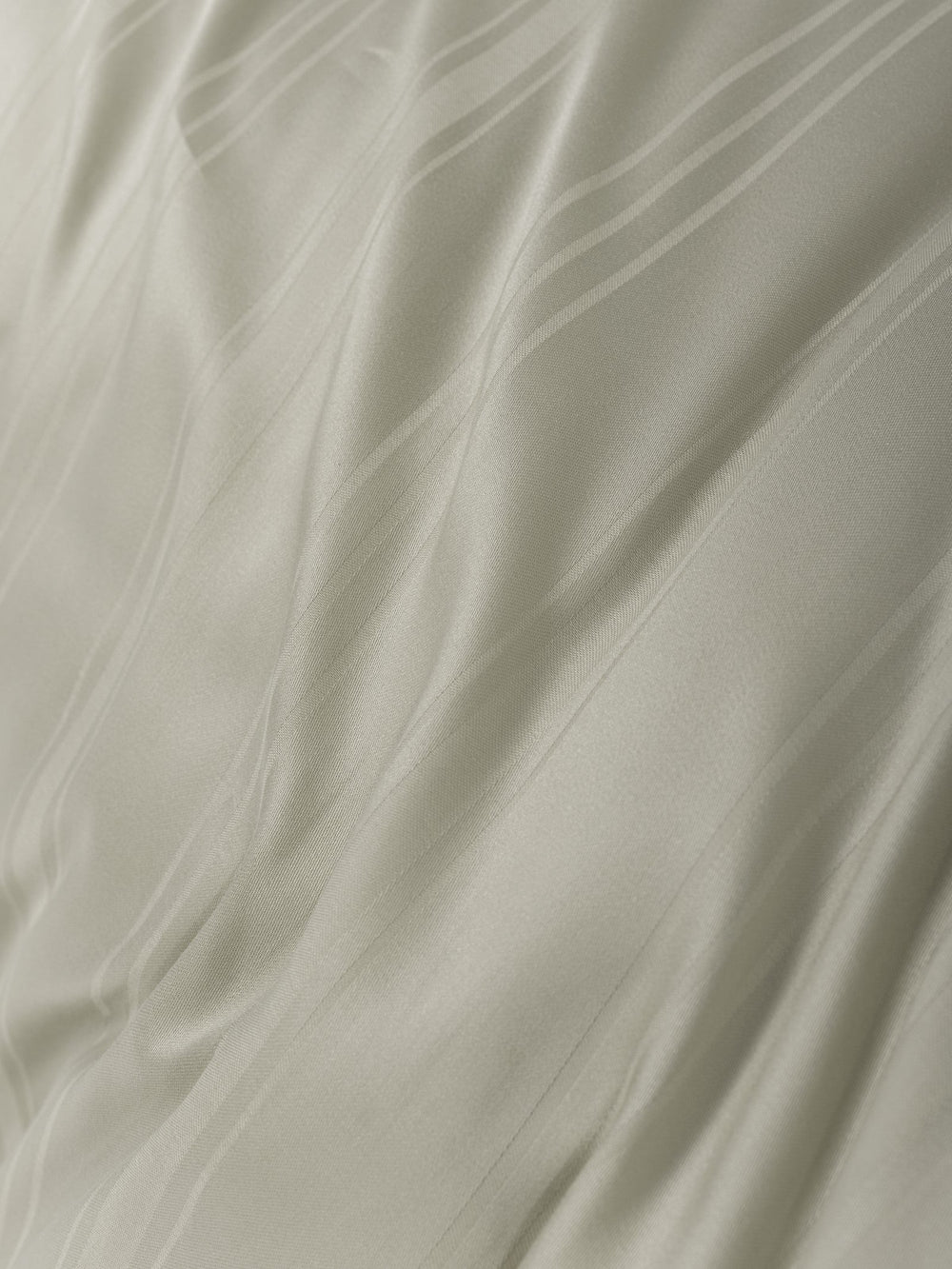 Lenjerie de Pat 2 Persoane din Satin de Bambus Smart Stripe Bej