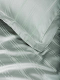 Lenjerie de Pat 2 Persoane din Satin de Bambus Smart Stripe Mint