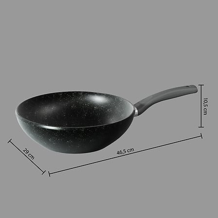 Wok alu forjat 28 stoneline - Five