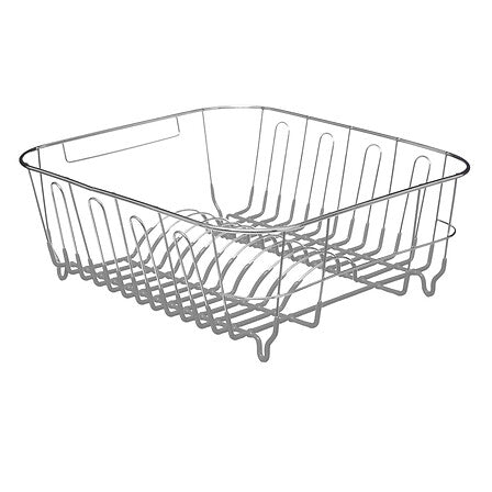 Scurgator de vase compact din metal si PVC, gri, L 36,5 cm