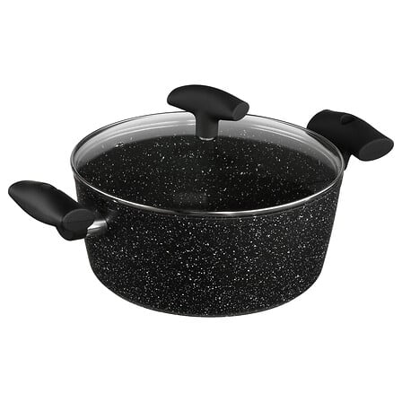 Oala cu capac aluminiu forjat 24 cm - Five