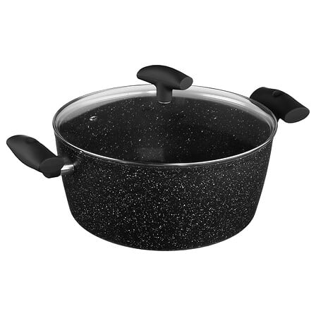 Oala cu capac aluminiu forjat 28 cm - Five
