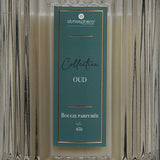 Lumanare parfumata "Albie" - Lemn de oud, Albastru, 290 g - Atmosphera