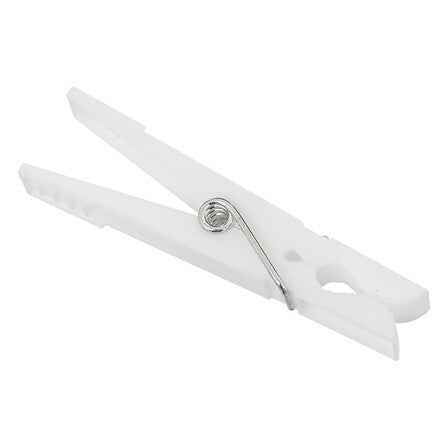 Carlige de rufe din plastic, set 24 bucati, roz, verde si gri