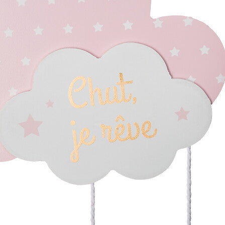 Decoratiune copii, deco suspendat nor roz - Atmosphera For Kids