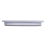 Cos de rufe extensibil din plastic, alb si gri, 21 l
