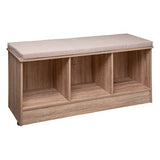 Mobilier depozitare, banca lemn 3 cpt mix natur - Five