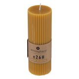 Lumanare rotunda "Demi" - Galben mustar, 230 g - Atmosphera